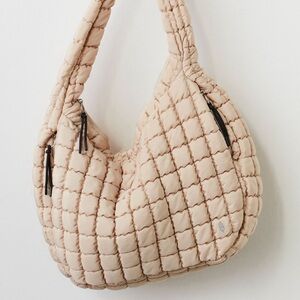 Free people movement quilted carryall in off white like new!